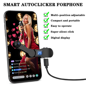 Simulateur de clics automatiques pour écran de smartphone, applications, vidéo, streaming en direct, gadget USB, simulateur de toucher d'écran pour jeux de smartphone, trépieds, tappeur - Product Image 4