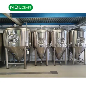 Fermentador de cerveza, sistema de fermentación, equipo de cervecería de 5bbl