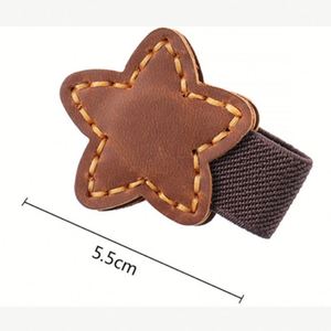 Marcapáginas de Cuero Genuino con Forma de Estrella, Clip Magnético Multifuncional para Páginas de Libros, Dinero y Toallas - Product Image 4