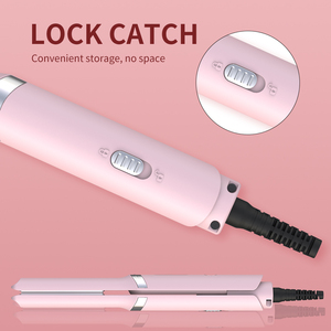 SMET Tendance Portable Fer Mini Lisseur avec Affichage LED Trois Réglages De Chaleur En Céramique Planchas De Cabello Fer Plat - Product Image 4