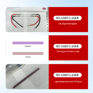1064nm Laser alexandrite Laser 755nm alexandrite máy laser cho tóc loại bỏ Lazer tẩy lông vĩnh viễn - Product Image 3