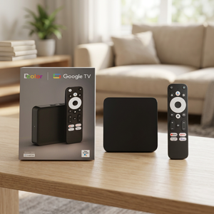 JUNUO Dcolor Google <b>TV</b> Box GD2 Android 14 4K Quad Core 2GB32GB 2.4/5GHz <b>WiFi</b> Amlogic S905Y4 Android Google <b>TV</b> Box GD2 BT 5.0 - Product Image 1