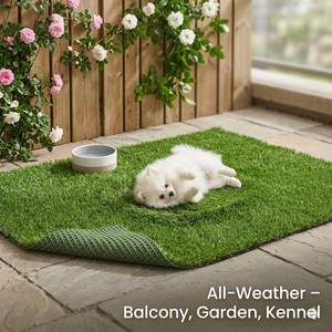 Tapis en <span class=keywords><strong>gazon</strong></span> artificiel haute densité au toucher doux, les joints protègent et préviennent les odeurs, tapis synthétique pour chiens - Product Image 6