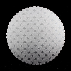 Base para Pastel Personalizada, Desechable, de 2mm de Grosor, con Borde Festoneado, Resistente al Agua, con Lámina UV, Cartón con Laminación Mate, en Forma de Cuadrados - Product Image 2