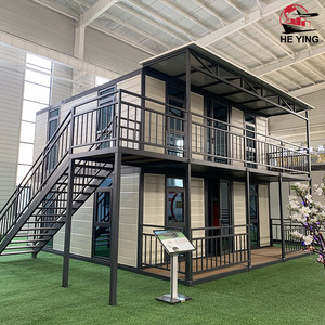 Casa Prefabricada Modular Personalizada Heying de 40 pies, Villa de Lujo de 2 Pisos, Casa Contenedor Prefabricada Móvil - Product Image 1
