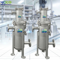 Filtre à sac unique haute pression 1,6 Mpa en acier inoxydable 304 316 pour la filtration industrielle de produits chimiques, acides, lubrifiants et liquides de parfum