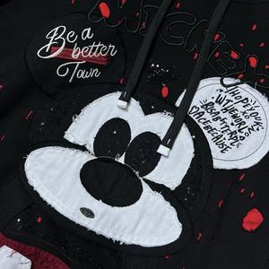 Trendy Merk Dames Lente Sweatshirts Hoodies Hiphop Stijl Capuchon Zwaar Vakmanschap Herfst Tie Dye Print Cartoon - Product Image 3