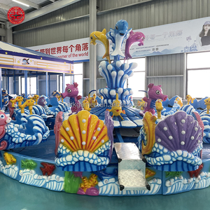 Manège Rotatif Île des Dauphins Personnalisé pour <span class=keywords><strong>Parc</strong></span> d'Attractions Extérieur, <span class=keywords><strong>Parc</strong></span> Aquatique à Thème, à Vendre - Product Image 1