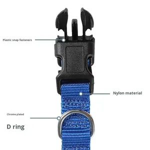 Collares de perro para perros medianos, duraderos, cómodos, básicos, Collar de perro para cachorros pequeños, razas extragrandes con liberación rápida - Product Image 4