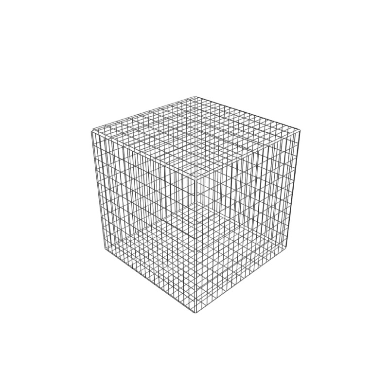 1x1x1 м 3,8 мм оцинкованная сварная сетка, габионная корзина для ландшафта