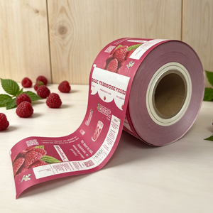 Custom Printed Laminated Moisture Proof Heat Sealable Food Grade Plastic Roll Film for Snack - Product Image 1