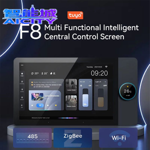 SQ 2025 AICITY Panel de Control Inteligente Zigbee para Hogar Inteligente, Pantalla Táctil de Pared Multifunción de 8 Pulgadas con Música, Centro Android - Product Image 4