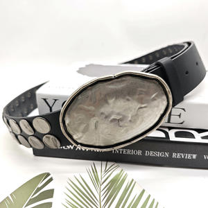 Cinto Personalizado de Subcultura Punk para Mulheres, Vendas Diretas de Fábrica, Cinto Retro com Fivela de Liga para Homens - Product Image 5