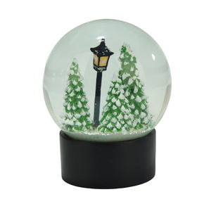 Vente en gros Boules à neige artisanales en résine Le Pin Globe d'eau en verre <span class=keywords><strong>Mot</strong></span> personnalisé Texte Bureau Décoration de la maison Cadeau - Product Image 5