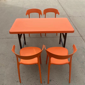 Mesas de comedor de plástico modernas para el hogar y la granja para cafeterías y restaurantes escolares - Product Image 3