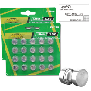 Batteria a Bottone Alcalina LR44 <span class=keywords><strong>AG13</strong></span> 1.5V ad Alta Capacità di Scarica per Dispositivi Industriali - Product Image 3