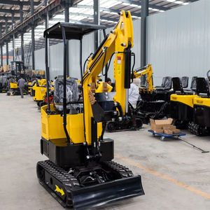 Vendita calda Mini macchina 1Ton con contrappeso, Euro 5 ed EPA compiacente scavatore cingolato Mini escavatore - Product Image 1