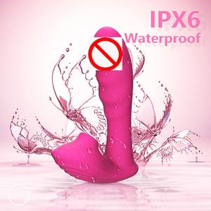 100% wasserdichte Rose Red Silikon Adult Toy Vibrator lecken Klitoris absaugung & Vagina Klitoris Stimulation für Frauen - Product Image 5