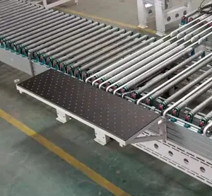 Fully Automatic Belt Conveyor Return Roller Line System Use In Edge Banding Machine Wood Belt Conveyor for small work pieces