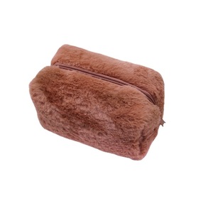 Borsa cosmetica multifunzione in peluche per donna, astuccio per matite da ragazza con chiusura aperta, modello di caramelle, accessorio da viaggio - Product Image 5