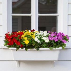 Flores Artificiales de <span class=keywords><strong>Impatiens</strong></span> Simuladas para Decoración de Mesa de Comedor, Jardín, Patio y Exteriores - Product Image 2