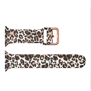 Pulsera de moda impermeable de goma impresa correa de silicona para <span class=keywords><strong>Apple</strong></span> Watch Band 8 Ultra 49mm 40/41/44/45mm iwatch Series 7 se 6 3 - Product Image 4