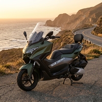 Scooter à essence de rue ADV personnalisé 300cc à injection électronique, monocylindre, freins à disque ABS avant et arrière, vitesse maximale 120 km/h - Vente chaude