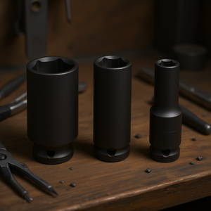 Jeu de clés à douille Fervi Impact, 3 pièces, 12 points, métrique - Product Image 3