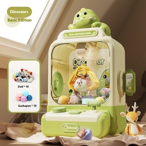 BJQ OEM Mini elektrische Klauen puppen maschine OEM Kinder Kunststoff griff Spielzeug Haushalt Prise kleine Puppe Twist Ei Spielzeug - Product Image 3