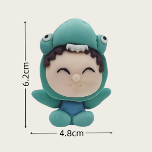 Adorabili statuette da ragazzo di argilla morbida-mucche dinosauri serie di animali figure di stinco <span class=keywords><strong>per</strong></span> decorazione di <span class=keywords><strong>torte</strong></span> fai da te artigianato e decorazione di auto - Product Image 4