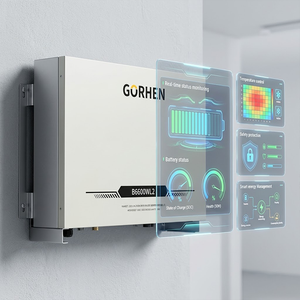 6.6kWh Wall Mounted Home <b>Energy</b> <b>Storage</b> <b>System</b> Household Solar Lithium Battery Power Backup Unit Wholesale - Product Image 4