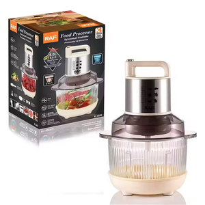 Robot culinaire électrique 600W, bol de 5,0L, 5 en 1, hachoir, mixeur, blender multifonction pour la cuisine à domicile, préparation des aliments - Product Image 5