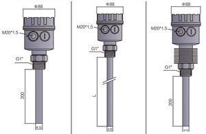 Factory Direct Sale Tuning Fork Level Material <b>Switch</b> High Quality SUS304 Vibration Chemical <b>Sensor</b> - Product Image 4