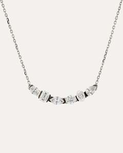 Collar con Colgante de Oro de 14K/18K/22K Más Vendido, 1.61 CT, Piedras Laterales, Corte Brillante, Diamante Personalizable, Cultivado en Laboratorio, Claridad VVS-SI - Product Image 2