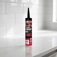Scellant en silicone résistant aux intempéries, anti-moisissure, sans bulles, sans plis, surface lisse, pour la construction de salles de bain et de douches domestiques