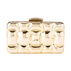 Women Formal Box Acrylic Evening <b>Bag</b> Fashion Detachable Metal Chain Clutch Purse Elegant Purse for Wedding Gala Party - Product Image 2