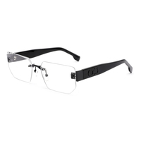 Lunettes de lecture carrées sans monture faites à la main de marque de créateur haut de gamme, motif animal, verres transparents dorés, pour visages en forme de losange, adultes, écologiques