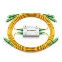 Sakelar Optik Mekanis Bypass MEMS-2X2 2x2 Kecepatan Tinggi dengan Daya 5V DC Perlindungan Tautan Andal untuk Jaringan Pusat Data