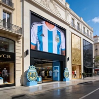 Écran LED P3.9 de 229 pouces pour mur vidéo, idéal pour les matchs de l'équipe nationale d'Argentine, articles de football, magasin spécialisé dans les jeux de football, signalisation 3.9mm