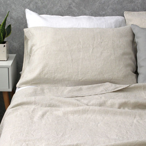 Bốn Mùa Sang Trọng Sử Dụng <span class=keywords><strong>4Pc</strong></span> 100% Vải Gai Dầu Nguyên Chất Bộ Đồ Giường Có Màu Sắc Tươi Sáng - Product Image 4