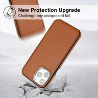 Étui pour téléphone portable de luxe à la mode et doux avec cuir pu pour iphone14/pro/promax pour la série smsung