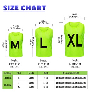 Maillots d'entraînement de football respirants personnalisés, chasubles de football pas chers, gilets de football en mesh, dossards de football - Product Image 5