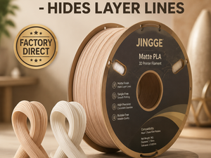 Filamento PLA Mate Jingge de 1.75mm, Serie Tono Piel, Filamento para Impresora 3D de Bajo Brillo, para Figuras y Bustos, Compatible con Creality Bambu Lab - Product Image 1