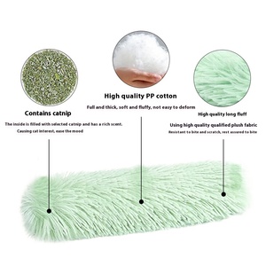 สินค้าขายส่ง ของเล่นสัตว์เลี้ยงแบบอินเทอร์แอคทีฟ เป็นมิตรกับสิ่งแวดล้อม ของเล่นแมวแบบใหม่ นำเข้าจากต่างประเทศ ช่วยผ่อนคลายตัวเอง ทนทานต่อการกัด หมอนตุ๊กตาขนนุ่ม - Product Image 2