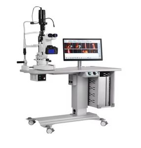 <span class=keywords><strong>Microscope</strong></span> à fente numérique ophtalmique avec caméra et système de traitement d'images - Product Image 1