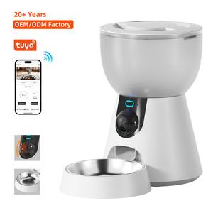 Petwant 4L akıllı Tuya APP uzaktan paslanmaz çelik hayvan mama kasesi 3 milyon piksel HD kamera otomatik kedi köpek besleyici - Product Image 1