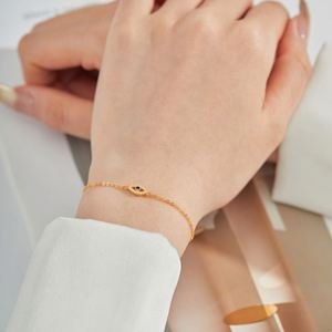 Dylam Stylish Women Fine Jewelry <b>Bangle</b> <b>Bracelets</b> 925 Sterling <b>Silver</b> Evil Blue Eye Sapphire 5A Zirconia Link Chain <b>Bracelet</b> - Product Image 6