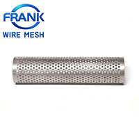 Tube filtrant perforé en acier inoxydable 304 316 316L, épaisseur 1 à 2 mm, trous de 1 à 3 mm, pour support interne d'huile de lubrification