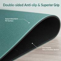 Yoga-Matte Hochwertige PU-Yogamatten für Individuelles Logo 185cm Länge 3200g Gewicht Schweißabsorbierend Rutschfest Fitness Sport