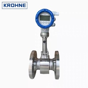 Medidor de flujo vórtico Krohne con conexión de brida para instalación en tuberías de vapor, gas y líquidos, precisión 1.0 - Product Image 2